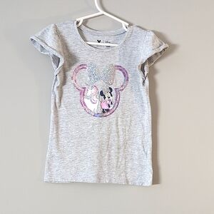 Disney Minnie Mouse Short Sleeve Tee, Size 4